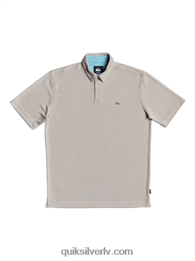 vīriešiem Quiksilver ūdensvīra ūdens polo krekls ar īsām piedurknēm krama pelēks 88064R99