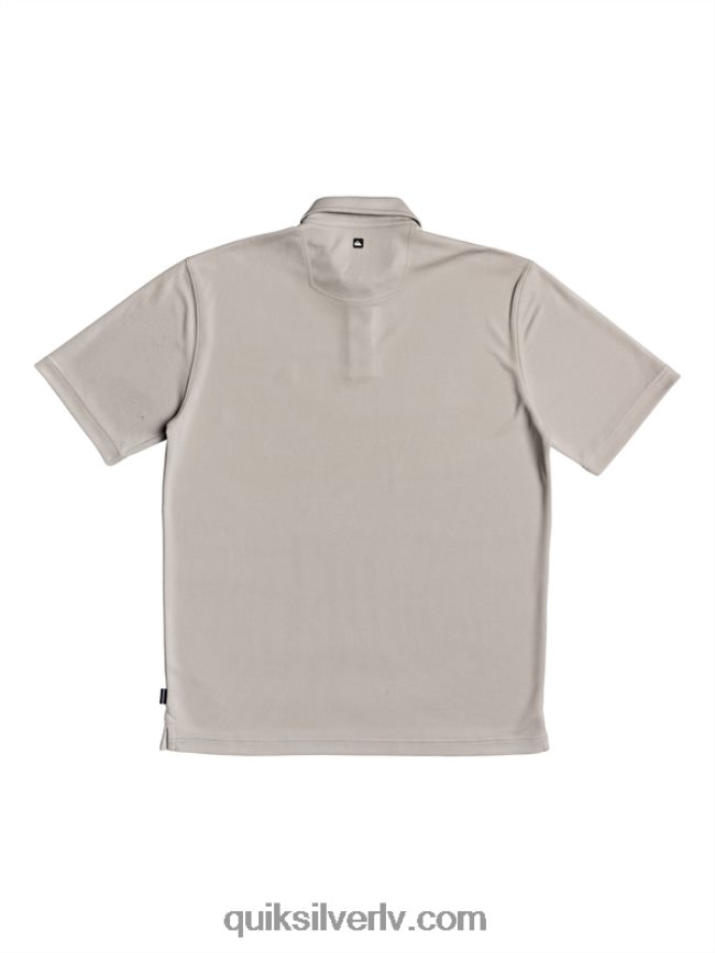 vīriešiem Quiksilver ūdensvīra ūdens polo krekls ar īsām piedurknēm krama pelēks 88064R99