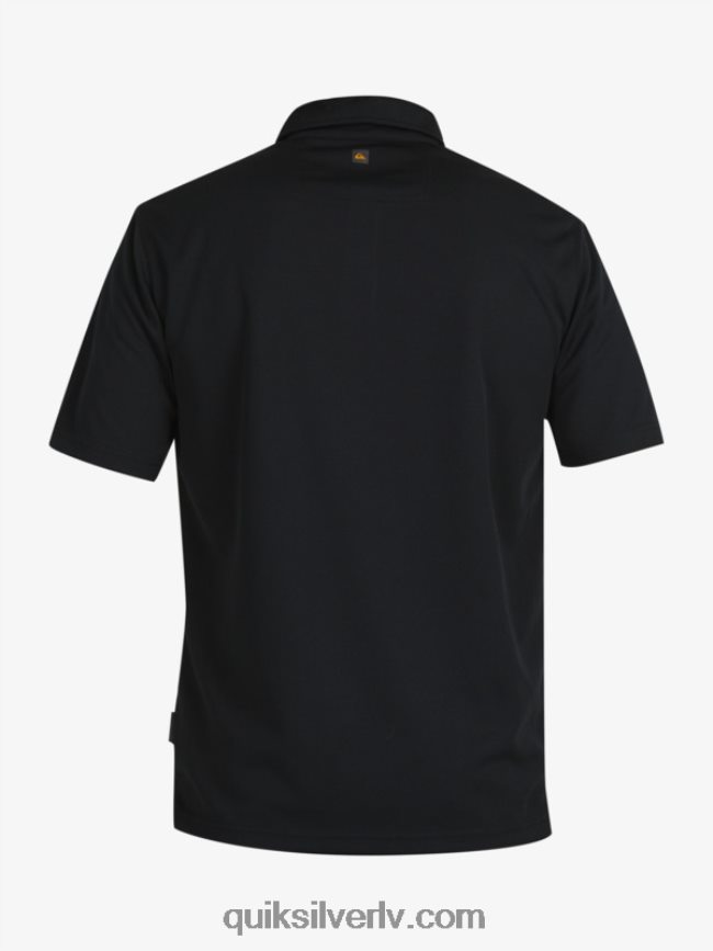 vīriešiem Quiksilver ūdensvīra ūdens polo krekls ar īsām piedurknēm melns 88064R98