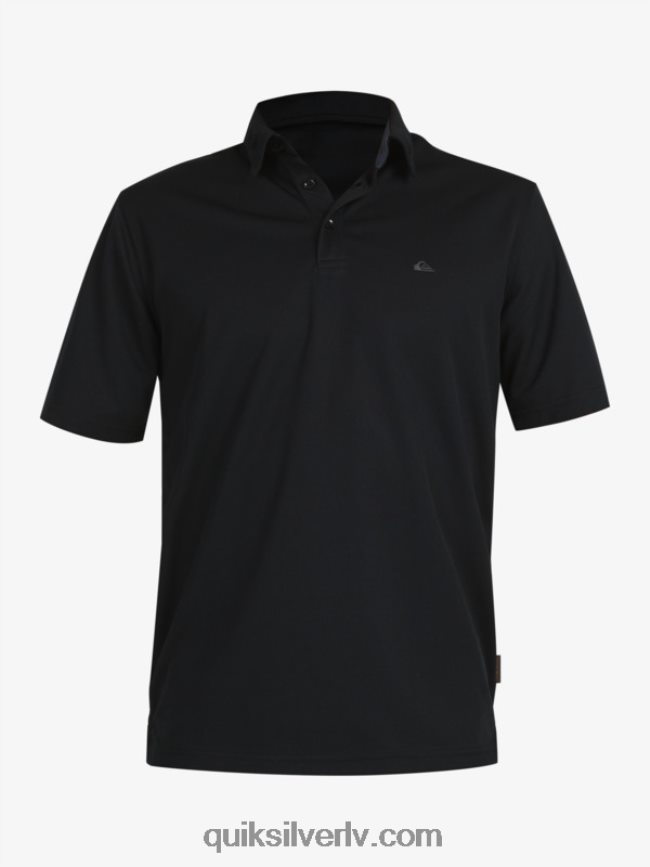 vīriešiem Quiksilver ūdensvīra ūdens polo krekls ar īsām piedurknēm melns 88064R98
