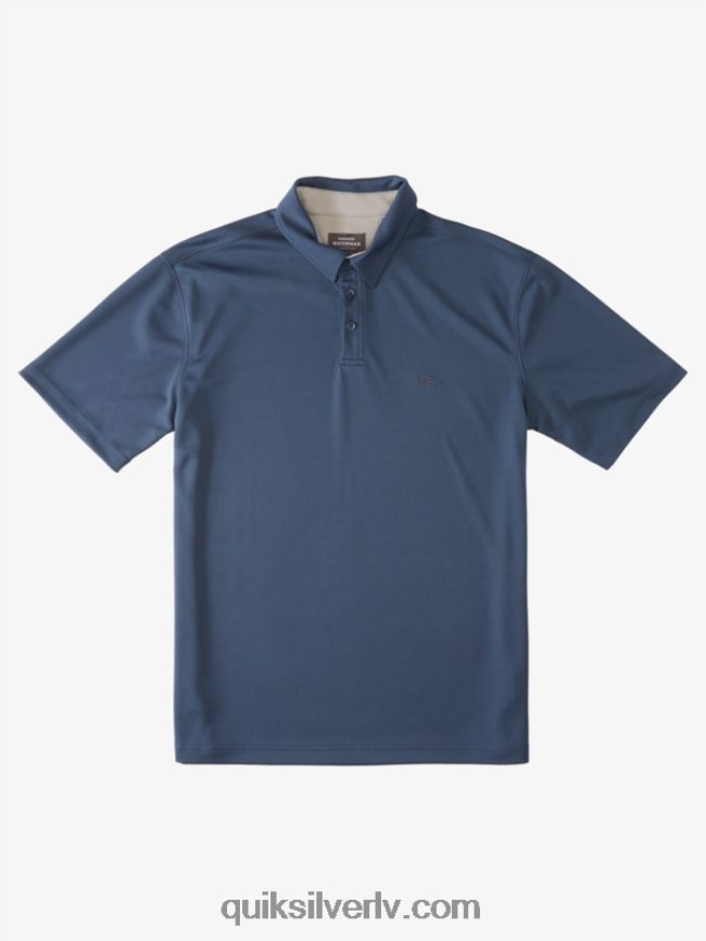 vīriešiem Quiksilver ūdensvīra ūdens polo krekls ar īsām piedurknēm pusnakts flote 88064R96