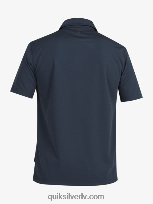 vīriešiem Quiksilver ūdensvīra ūdens polo krekls ar īsām piedurknēm pusnakts flote 88064R96