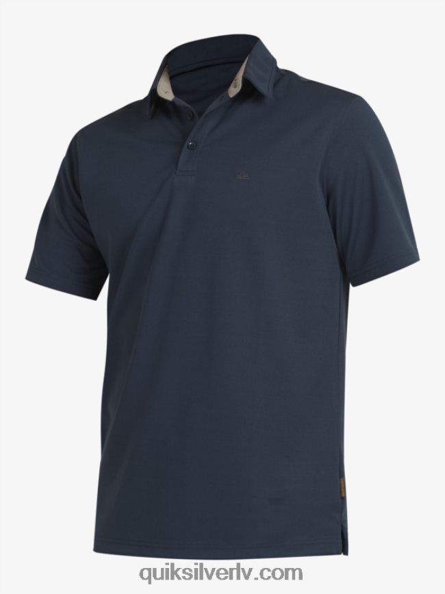 vīriešiem Quiksilver ūdensvīra ūdens polo krekls ar īsām piedurknēm pusnakts flote 88064R96
