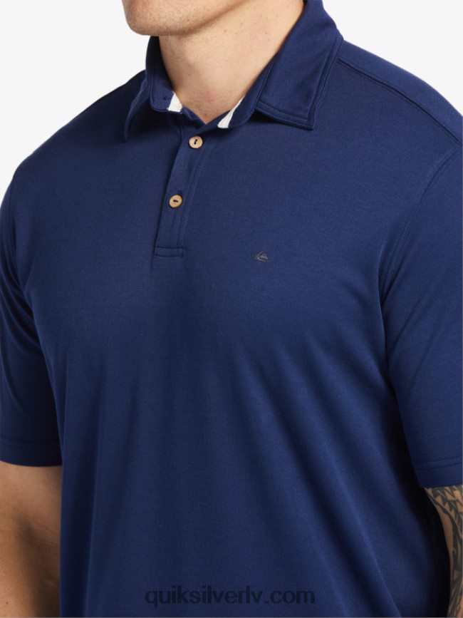 vīriešiem Quiksilver ūdensvīra ūdens polo krekls ar īsām piedurknēm pusnakts flote 88064R96