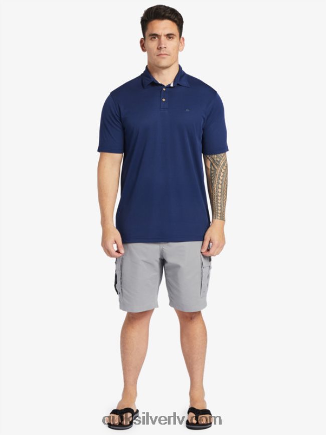 vīriešiem Quiksilver ūdensvīra ūdens polo krekls ar īsām piedurknēm pusnakts flote 88064R96