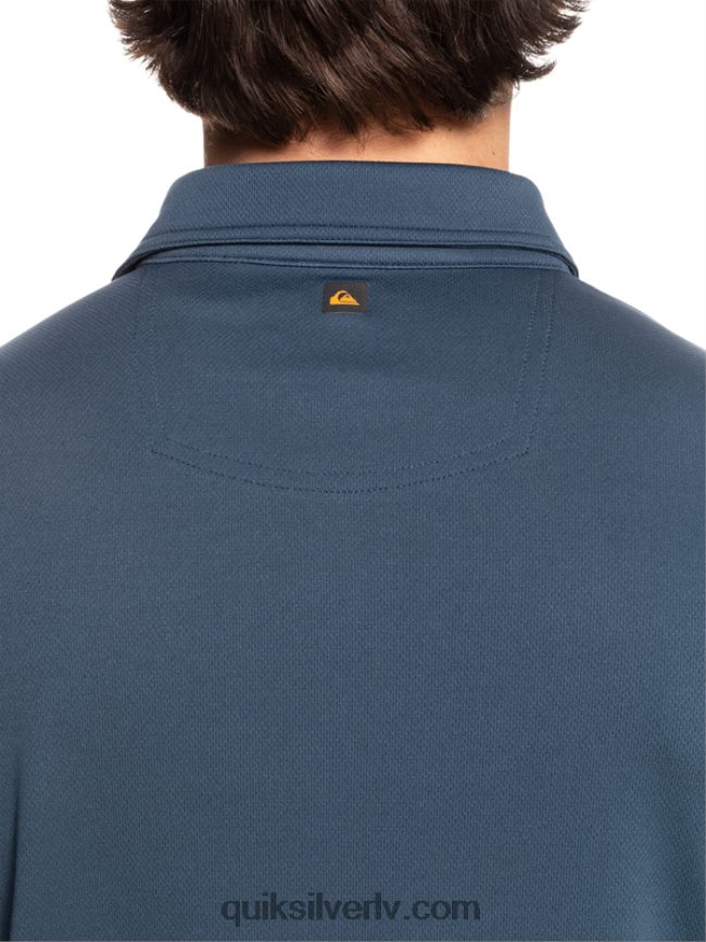 vīriešiem Quiksilver ūdensvīra ūdens polo krekls ar īsām piedurknēm pusnakts flote 88064R96