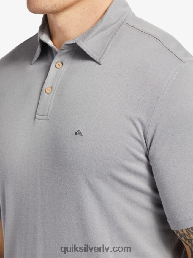 vīriešiem Quiksilver ūdensvīra ūdenspolo polo krekls ar īsām piedurknēm haizivis 88064R247