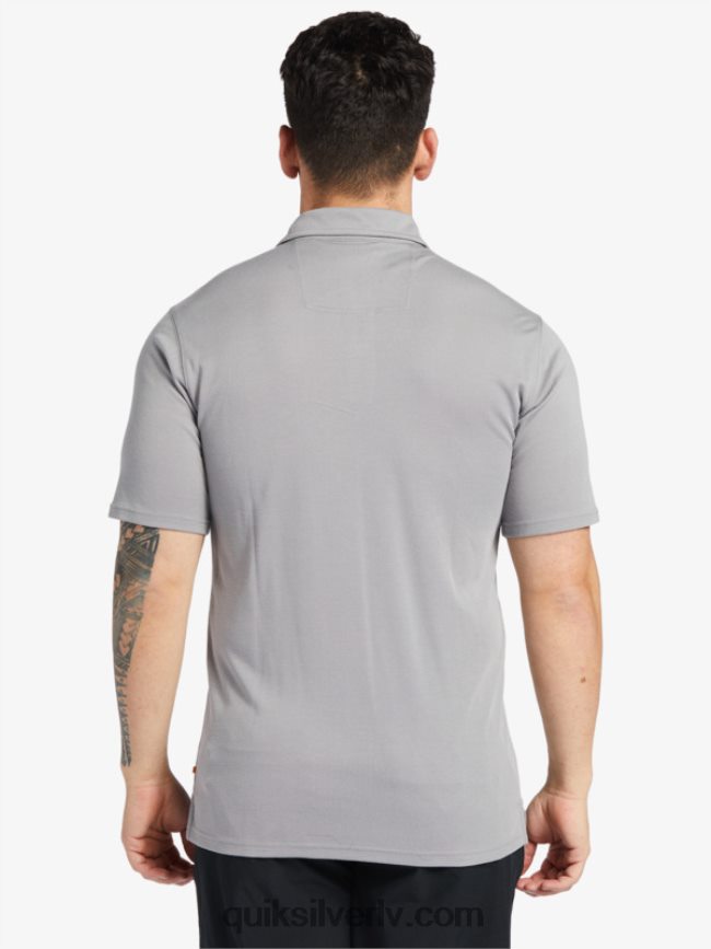 vīriešiem Quiksilver ūdensvīra ūdenspolo polo krekls ar īsām piedurknēm haizivis 88064R247
