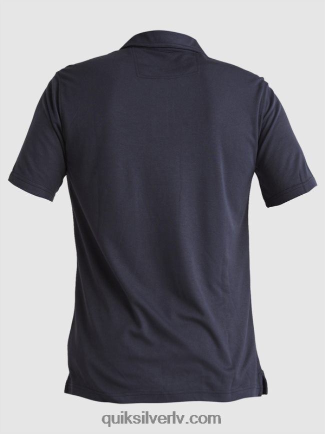 vīriešiem Quiksilver ūdensvīra ūdenspolo polo krekls ar īsām piedurknēm zilās naktis 88064R250