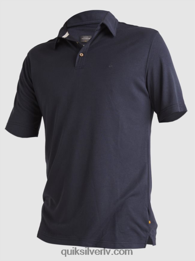vīriešiem Quiksilver ūdensvīra ūdenspolo polo krekls ar īsām piedurknēm zilās naktis 88064R250