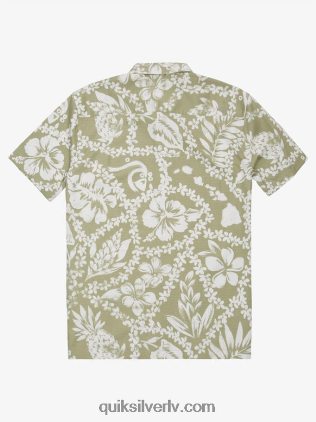 vīriešiem Quiksilver ūdensvīra ierašanās lei krekls ar īsām piedurknēm tējas ierašanās lei 88064R1107