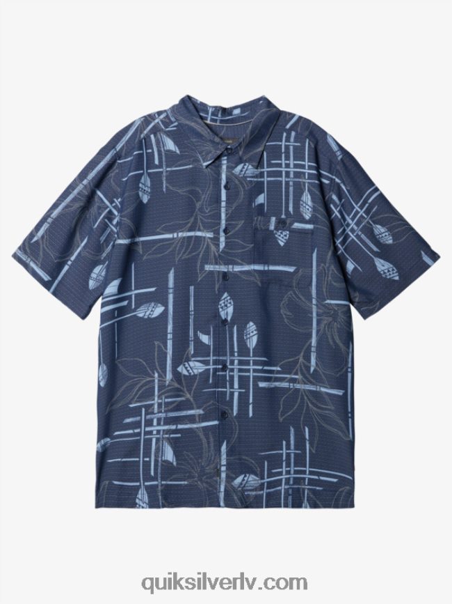 vīriešiem Quiksilver ūdensvīra krekls ar īsām piedurknēm jūras žakete 88064R1415