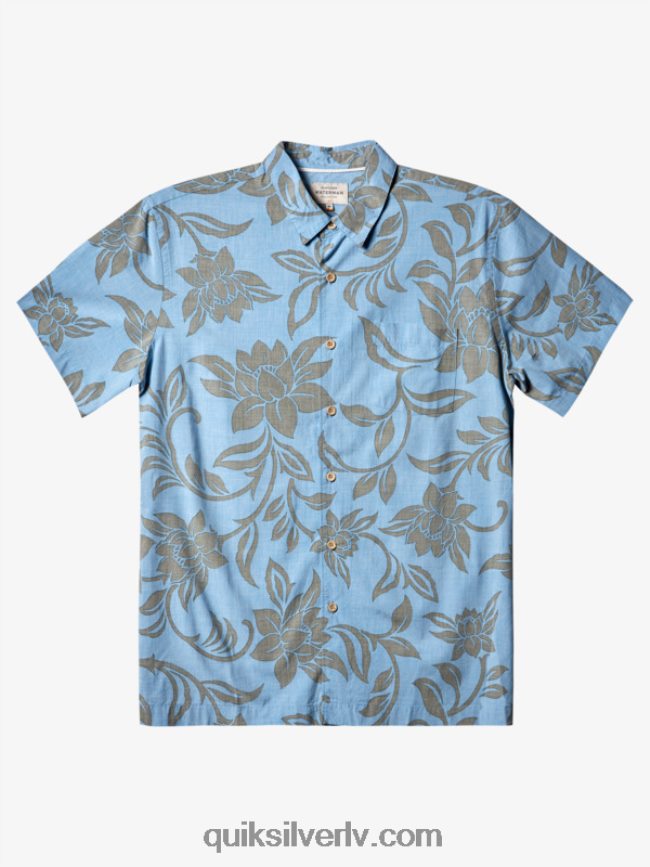 vīriešiem Quiksilver ūdensvīra krekls ar īsām piedurknēm katru nedēļas nogali krēslas zils katru nedēļas nogali w 88064R289