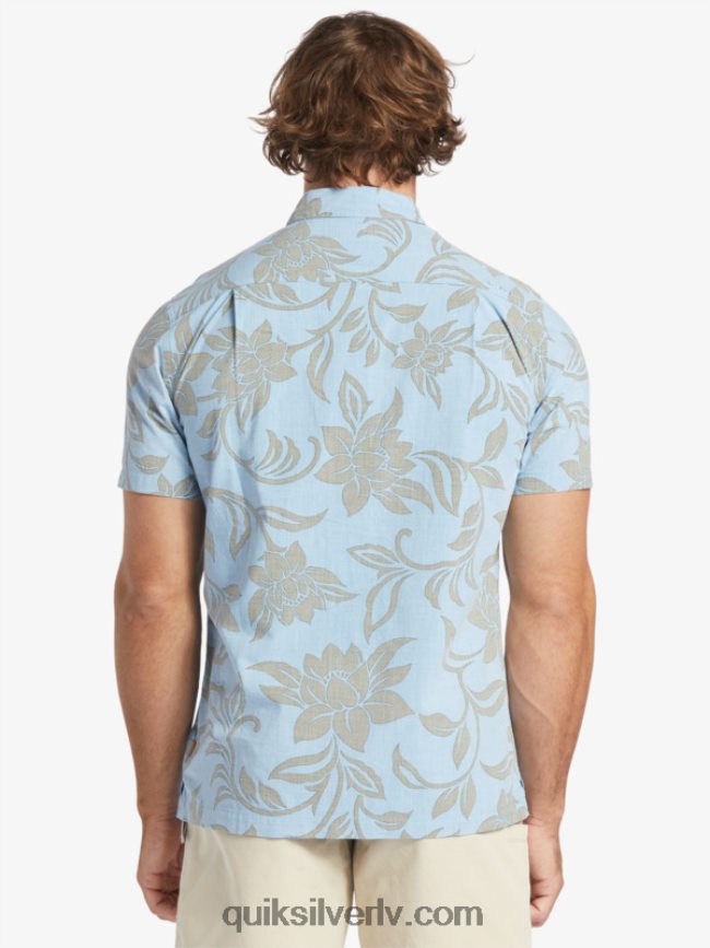 vīriešiem Quiksilver ūdensvīra krekls ar īsām piedurknēm katru nedēļas nogali krēslas zils katru nedēļas nogali w 88064R289