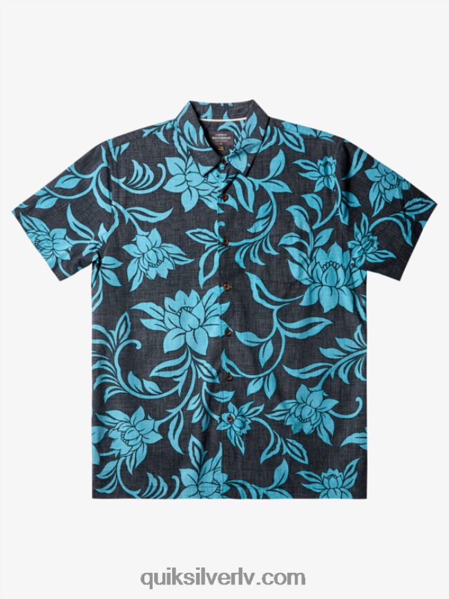 vīriešiem Quiksilver ūdensvīra krekls ar īsām piedurknēm katru nedēļas nogali melns katru nedēļas nogali w 88064R287