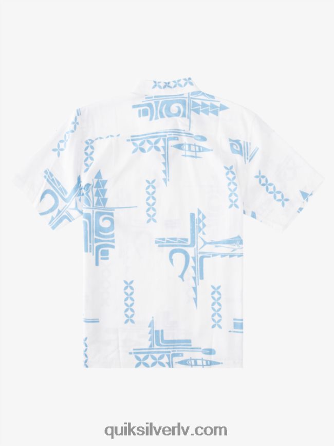 vīriešiem Quiksilver ūdensvīra krekls ar īsām piedurknēm krēslas zils liels loms 88064R864