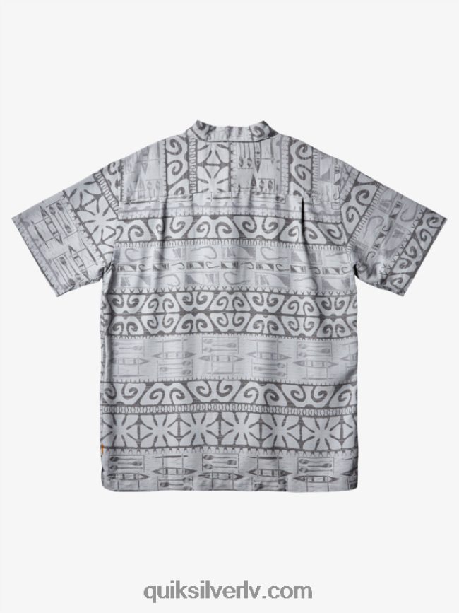 vīriešiem Quiksilver ūdensvīra krekls pie kokiem ar īsām piedurknēm ostas migla pie kokiem 88064R292