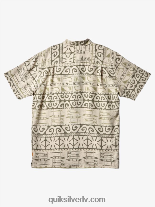 vīriešiem Quiksilver ūdensvīra krekls pie kokiem ar īsām piedurknēm tēja pie kokiem 88064R291