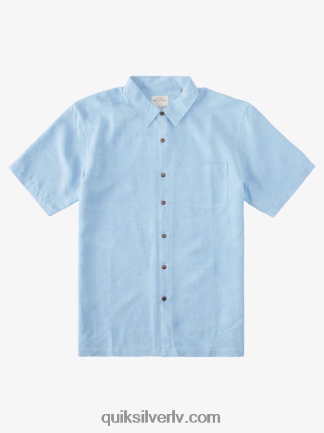 vīriešiem Quiksilver ūdensvīra manele bay krekls ar īsām piedurknēm krēslas zils 88064R800