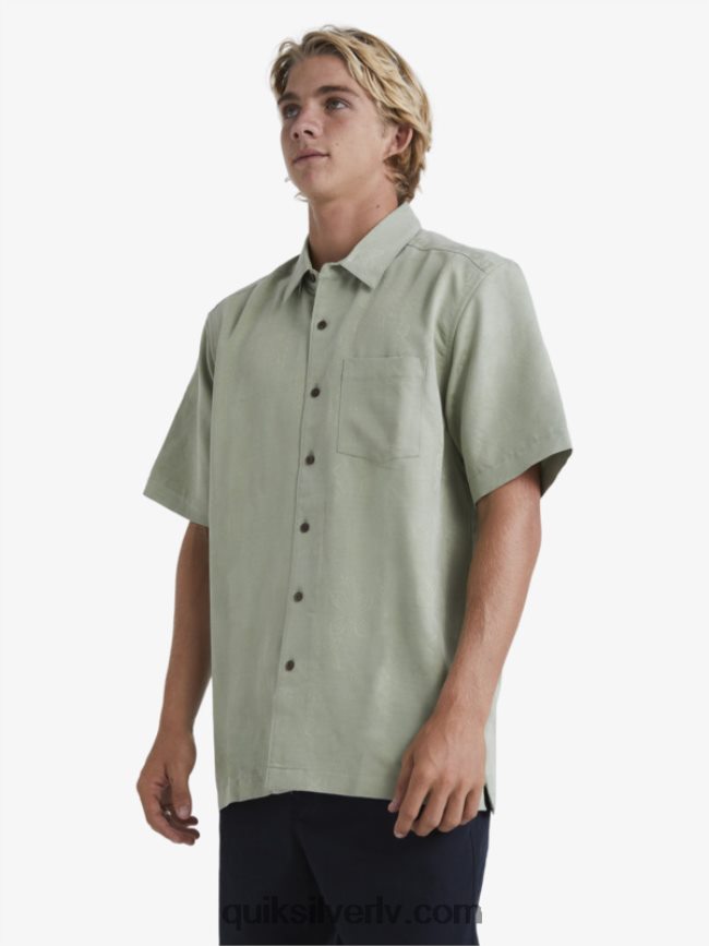 vīriešiem Quiksilver ūdensvīra manele bay krekls ar īsām piedurknēm tēja 88064R801