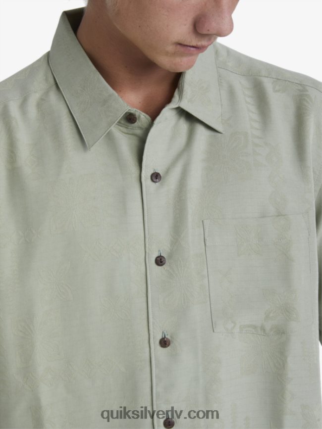 vīriešiem Quiksilver ūdensvīra manele bay krekls ar īsām piedurknēm tēja 88064R801