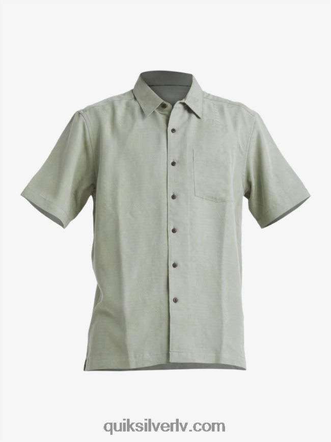 vīriešiem Quiksilver ūdensvīra manele bay krekls ar īsām piedurknēm tēja 88064R801