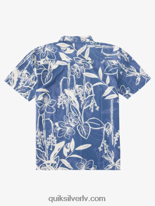 vīriešiem Quiksilver ūdensvīra vaļīgs havajiešu krekls praporščiks vaļīgi ceļi 88064R1328