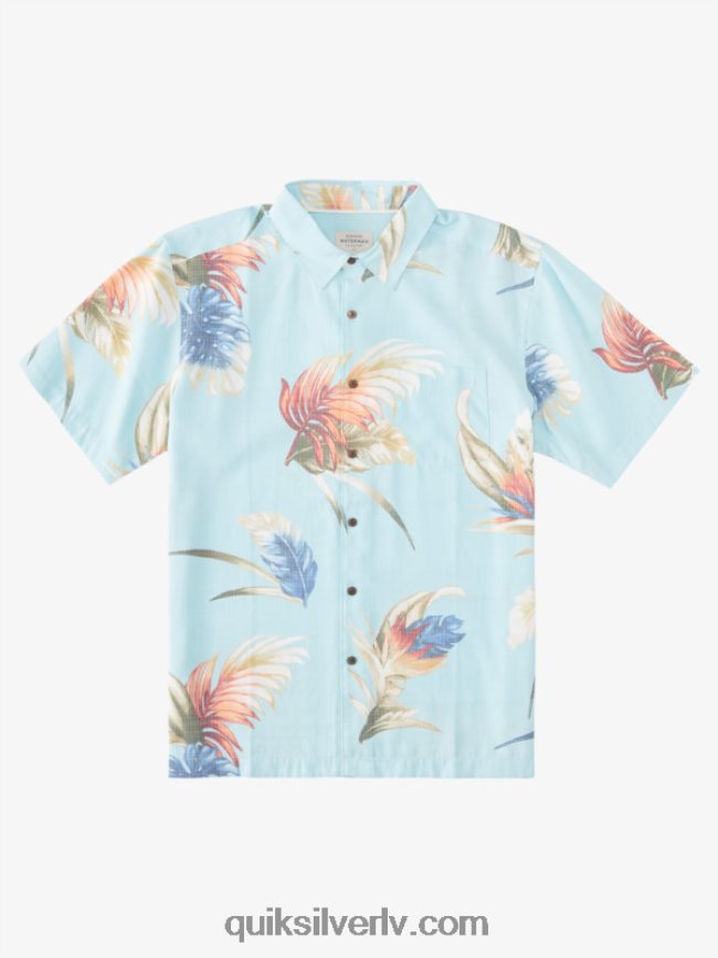 vīriešiem Quiksilver ūdensvīra varavīksnes ziedu krekls ar īsām piedurknēm ūdens varavīksnes ziedu 88064R825
