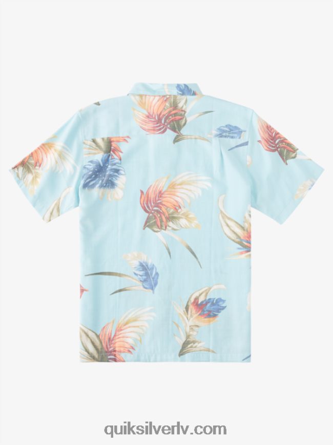 vīriešiem Quiksilver ūdensvīra varavīksnes ziedu krekls ar īsām piedurknēm ūdens varavīksnes ziedu 88064R825