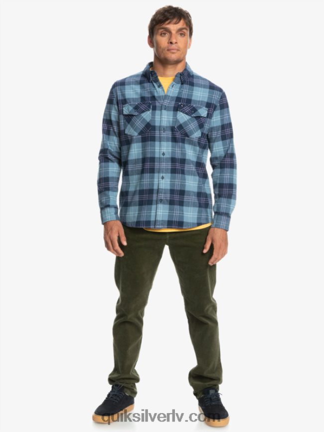 vīriešiem Quiksilver harelaw elastīgs krekls ar garām piedurknēm Provansijas zilais harelaw 88064R1509