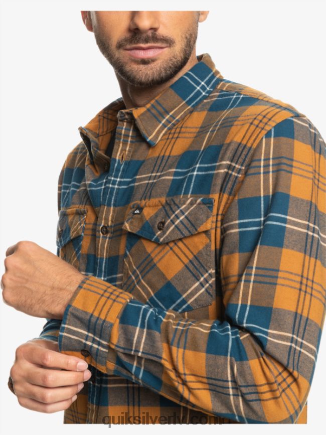 vīriešiem Quiksilver harelaw elastīgs krekls ar garām piedurknēm brūnā cukura harelaw 88064R1508