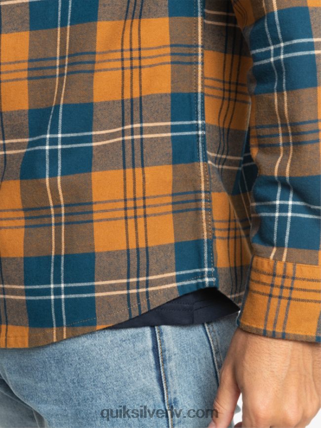 vīriešiem Quiksilver harelaw elastīgs krekls ar garām piedurknēm brūnā cukura harelaw 88064R1508