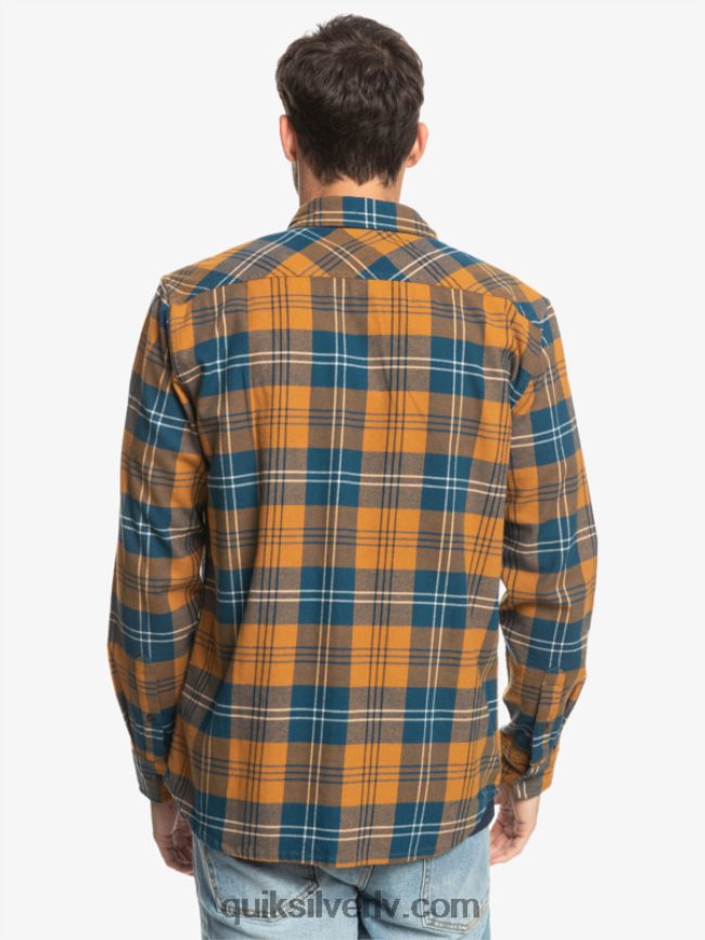 vīriešiem Quiksilver harelaw elastīgs krekls ar garām piedurknēm brūnā cukura harelaw 88064R1508