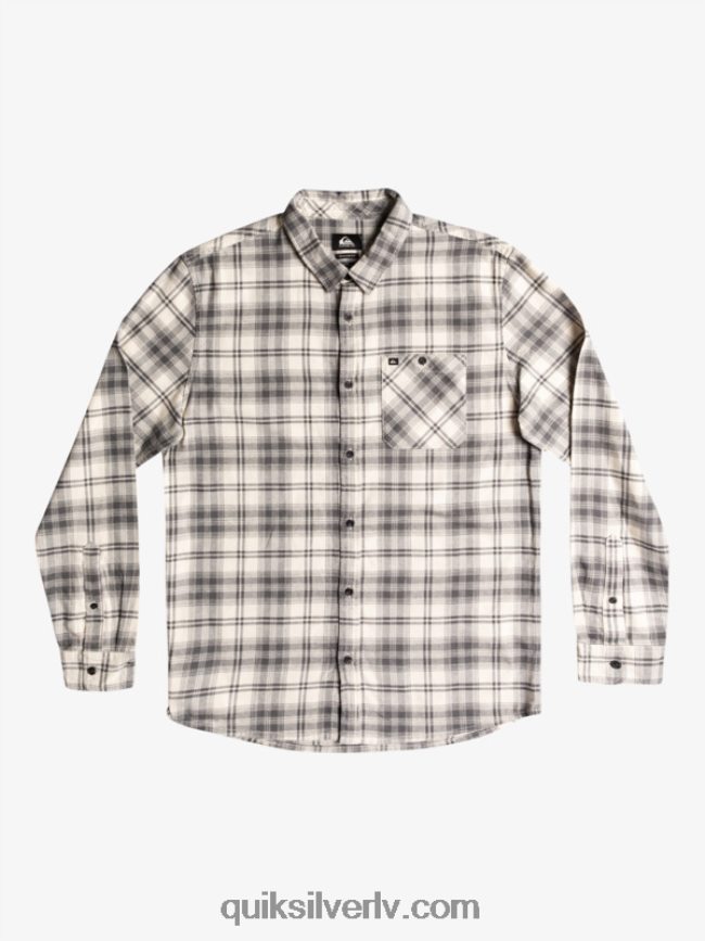 vīriešiem Quiksilver hatton krekls ar garām piedurknēm dzelzs vārtu hattons 88064R1560