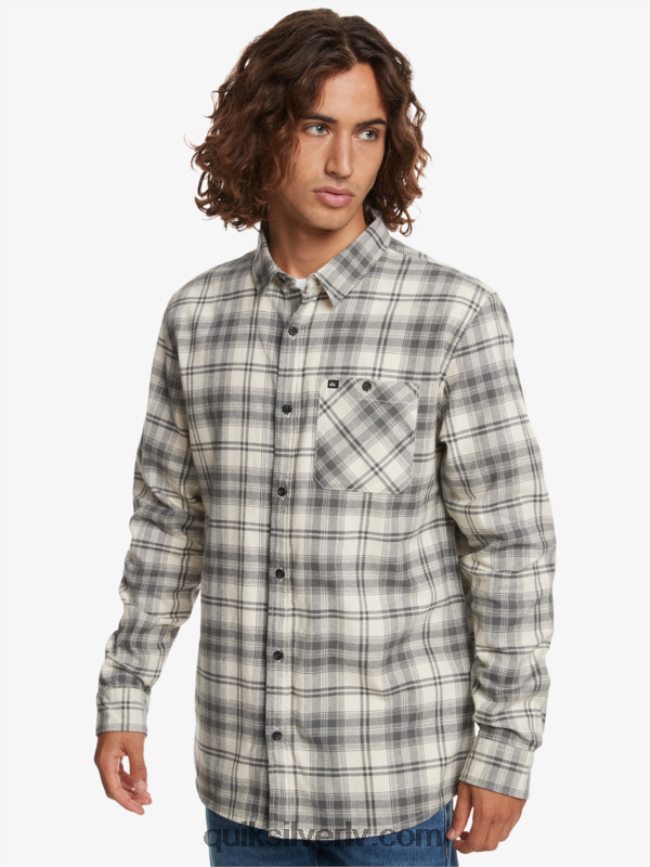 vīriešiem Quiksilver hatton krekls ar garām piedurknēm dzelzs vārtu hattons 88064R1560