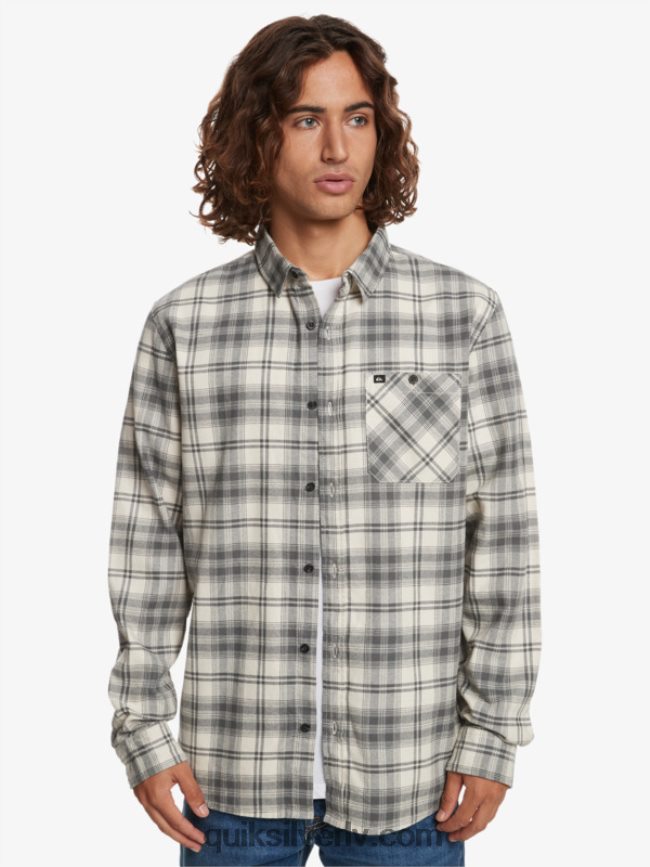 vīriešiem Quiksilver hatton krekls ar garām piedurknēm dzelzs vārtu hattons 88064R1560