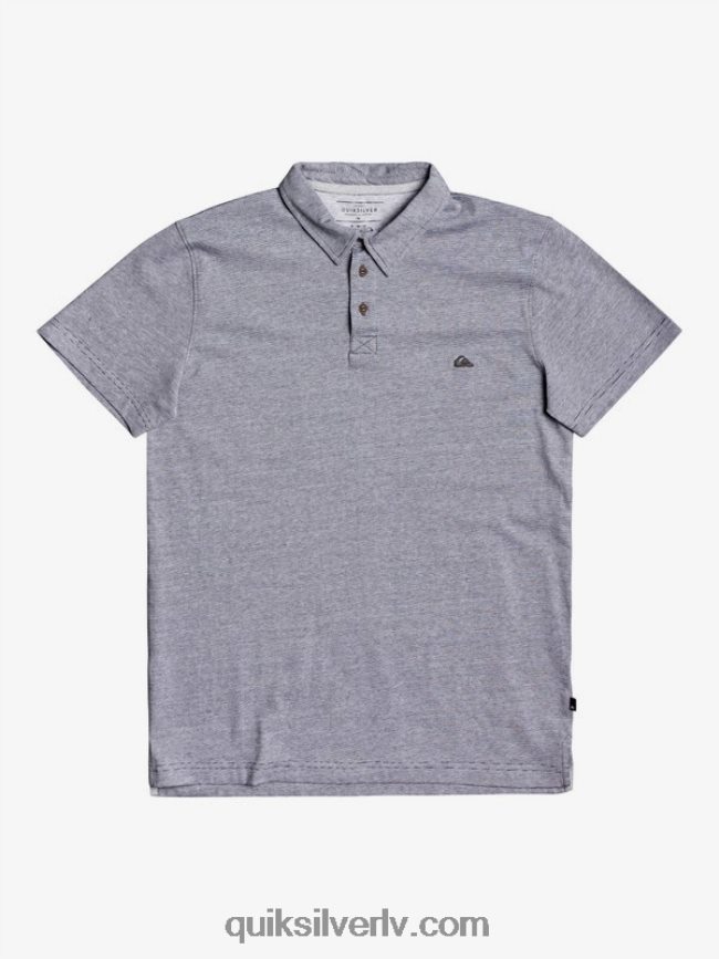 vīriešiem Quiksilver ikdienas saules kruīza polo krekls ar īsām piedurknēm Parīzes nakts 88064R1551
