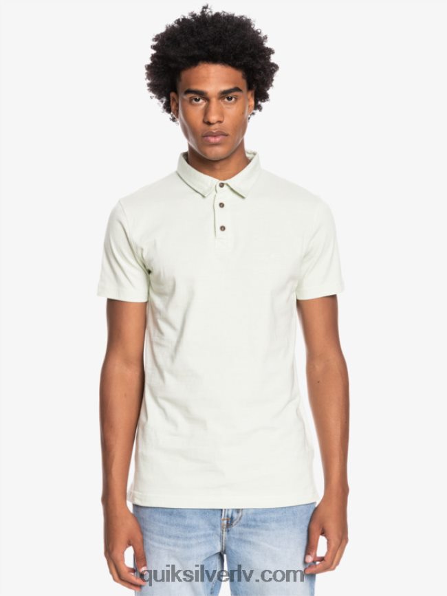 vīriešiem Quiksilver ikdienas saules kruīza polo krekls ar īsām piedurknēm celendīna 88064R1554
