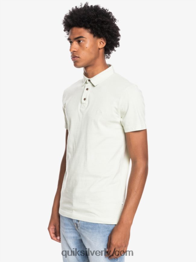 vīriešiem Quiksilver ikdienas saules kruīza polo krekls ar īsām piedurknēm celendīna 88064R1554