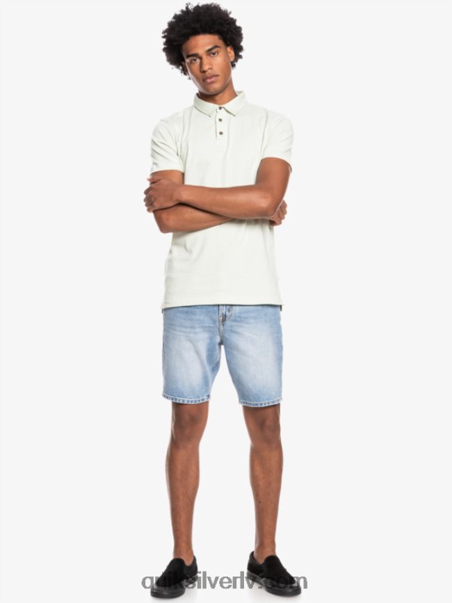vīriešiem Quiksilver ikdienas saules kruīza polo krekls ar īsām piedurknēm celendīna 88064R1554
