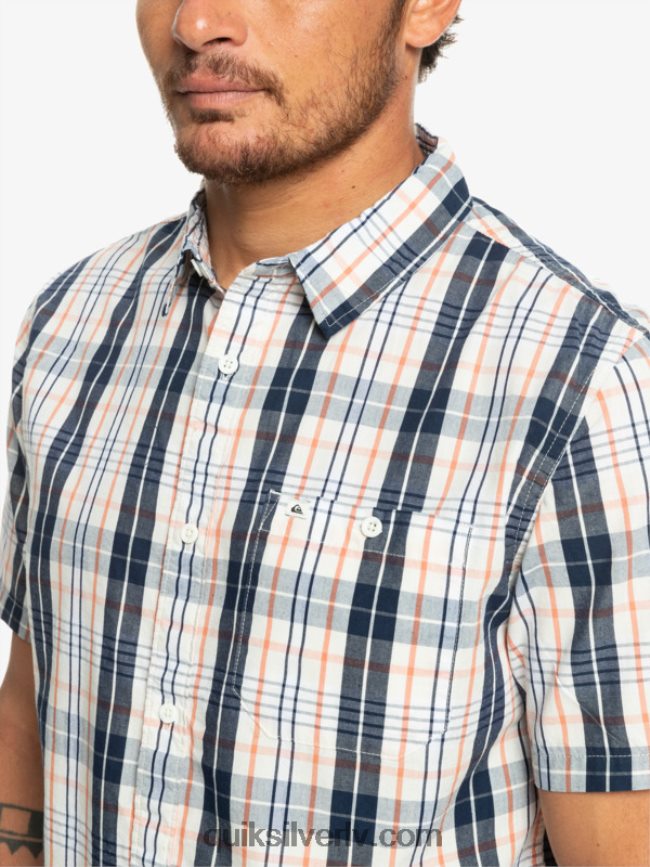 vīriešiem Quiksilver jauns swinton krekls ar īsām piedurknēm bērzs svintons 88064R914
