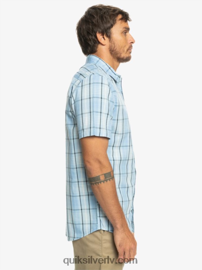 vīriešiem Quiksilver jauns swinton krekls ar īsām piedurknēm debeszila Svintona 88064R916