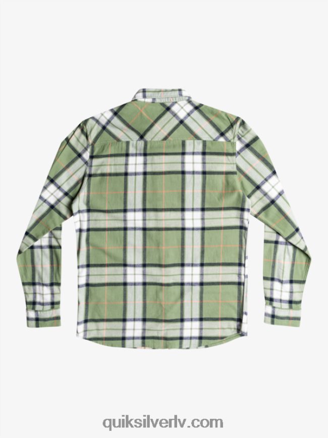 vīriešiem Quiksilver liepas stiepts flaneļa krekls ar garām piedurknēm loden sals liepu stiept 88064R1427