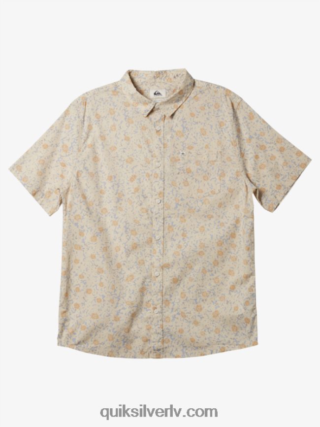 vīriešiem Quiksilver maigs fuzz krekls ar īsām piedurknēm bērzu mīkstā pūka 88064R1232