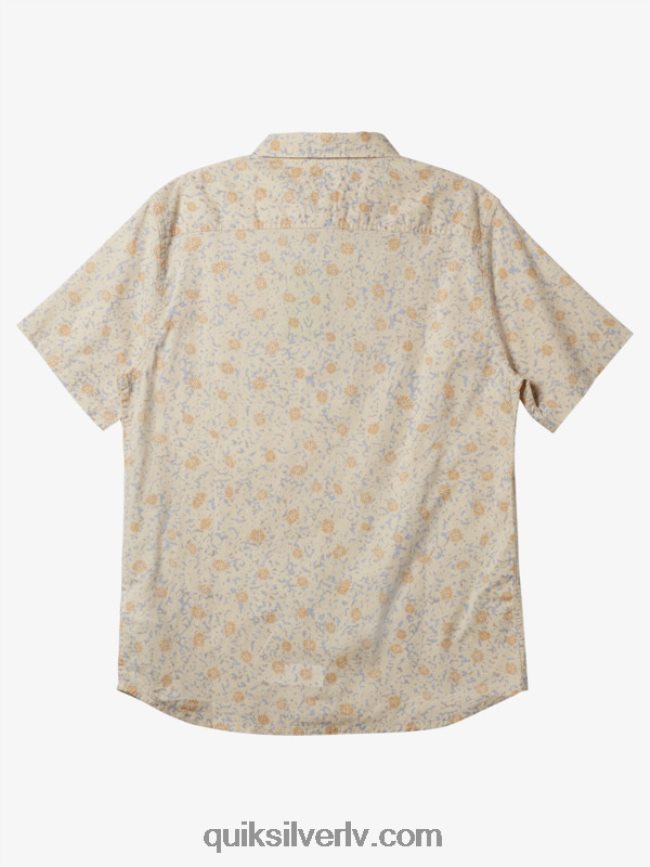 vīriešiem Quiksilver maigs fuzz krekls ar īsām piedurknēm bērzu mīkstā pūka 88064R1232