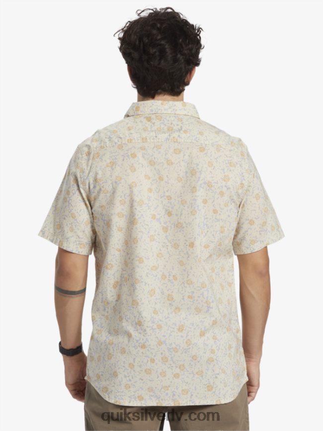 vīriešiem Quiksilver maigs fuzz krekls ar īsām piedurknēm bērzu mīkstā pūka 88064R1232
