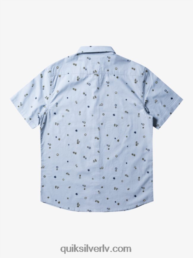 vīriešiem Quiksilver mierīgs rave krekls ar īsām piedurknēm debeszils mierīgs reivs s 88064R591