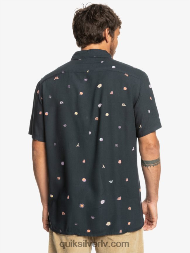 vīriešiem Quiksilver minimark krekls ar īsām piedurknēm asfalta minimark 88064R1227