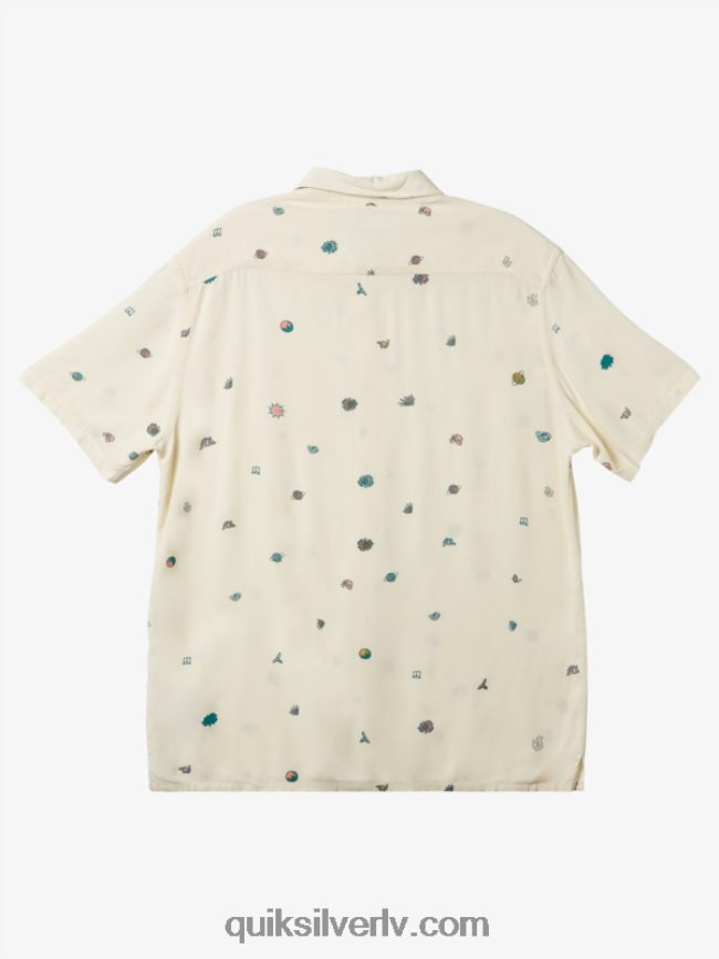 vīriešiem Quiksilver minimark krekls ar īsām piedurknēm bērza minimarka 88064R1226