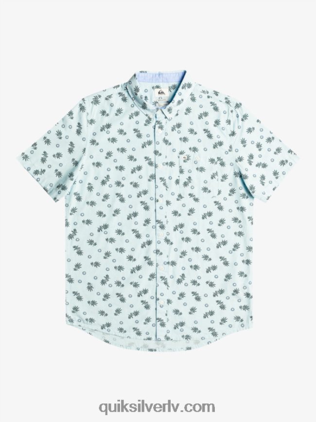 vīriešiem Quiksilver no okeāna līdz paradīzei krekls ar īsām piedurknēm debess zila no okeāna 88064R1389